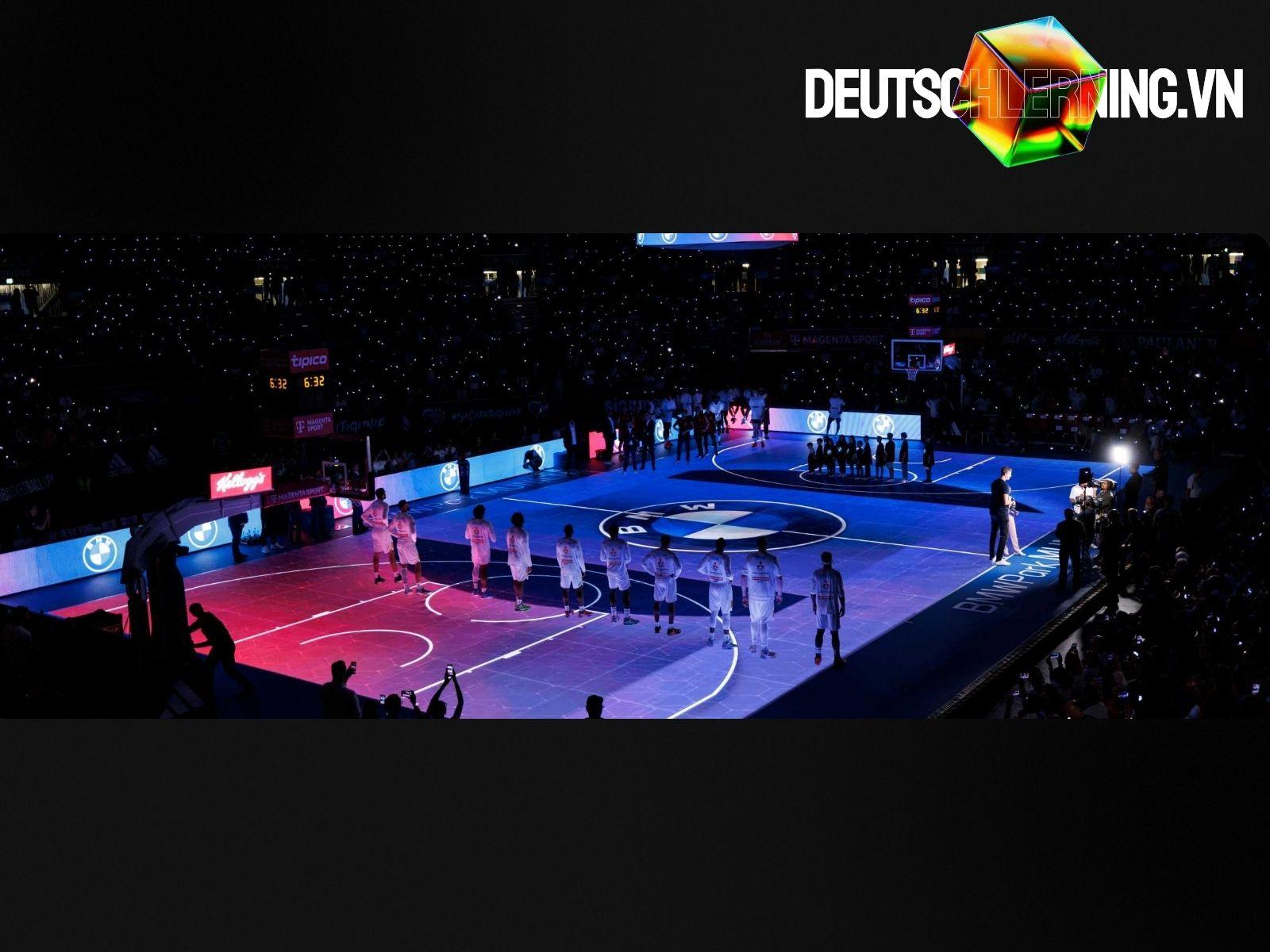 Infographic các sân vận động nổi tiếng và khu thể thao sinh viên tại Đức.